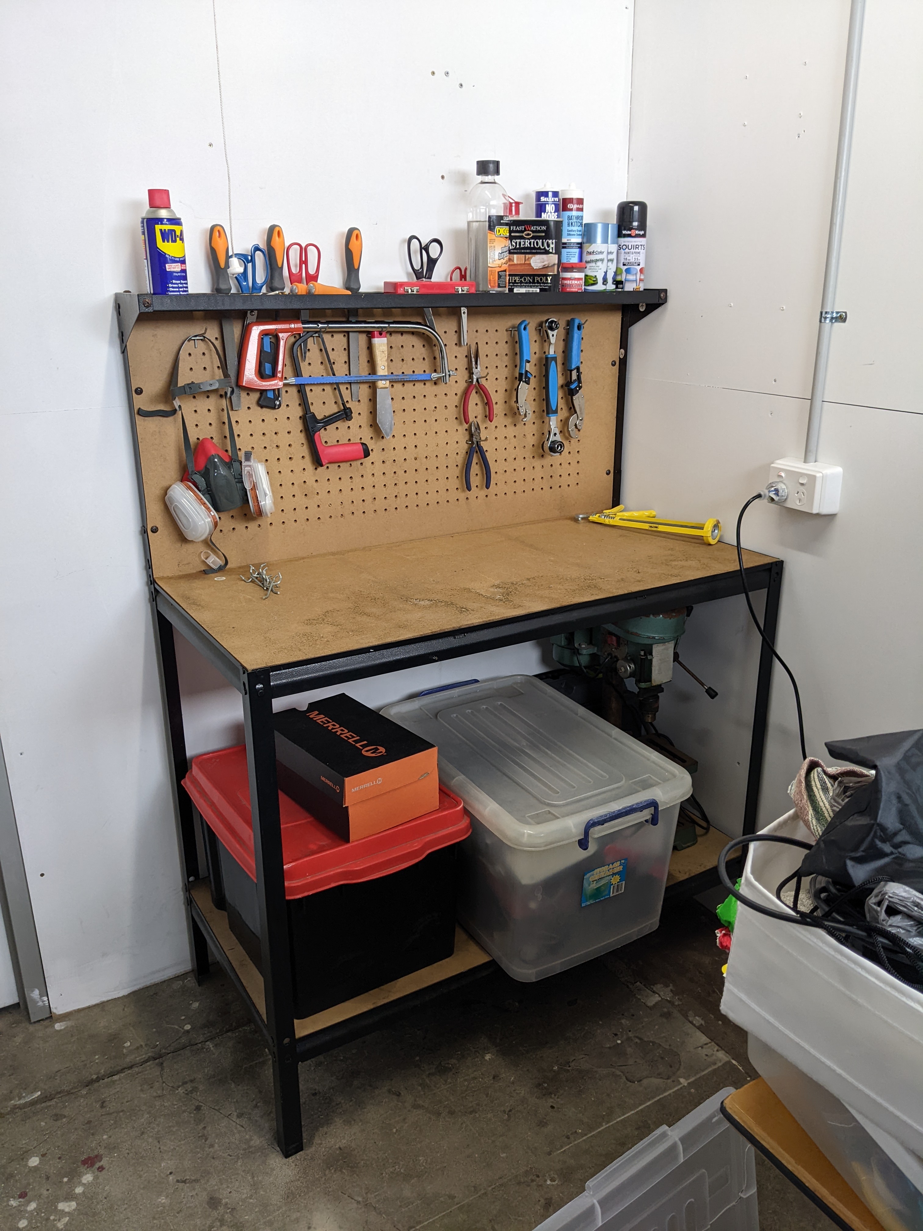 Barkvox studio, workshop, and gear