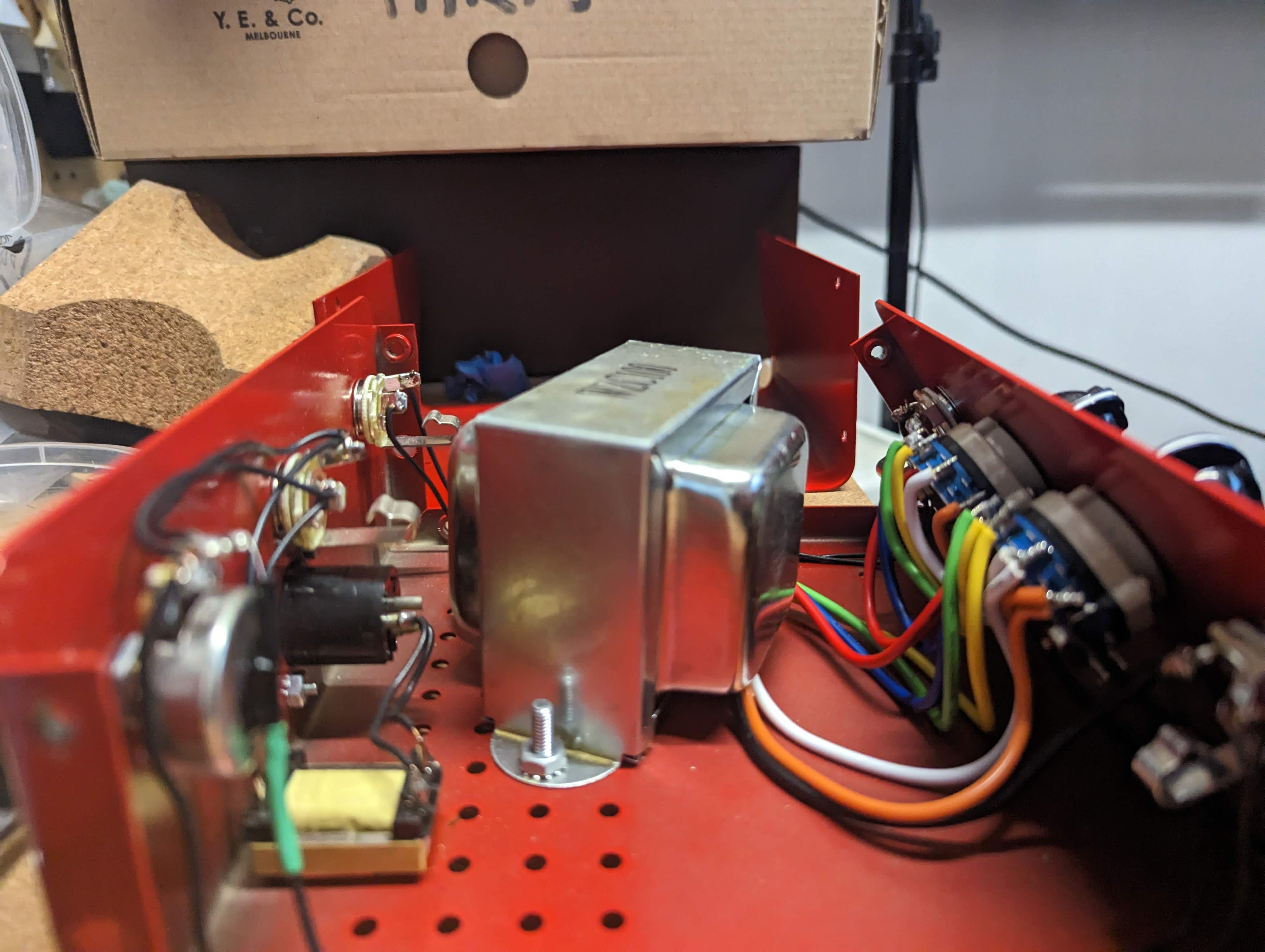 Barkvox studio, workshop, and gear