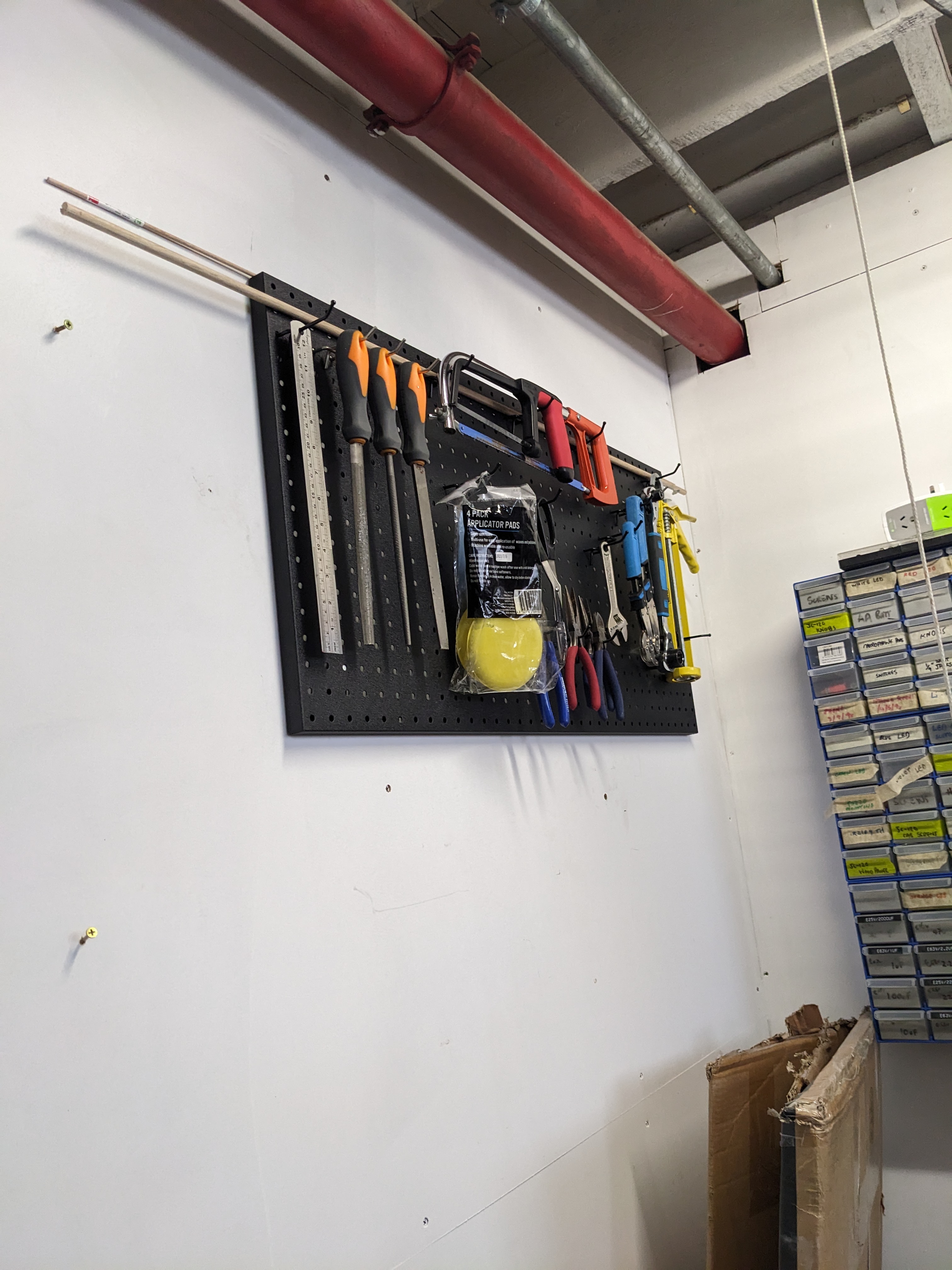 Barkvox studio, workshop, and gear