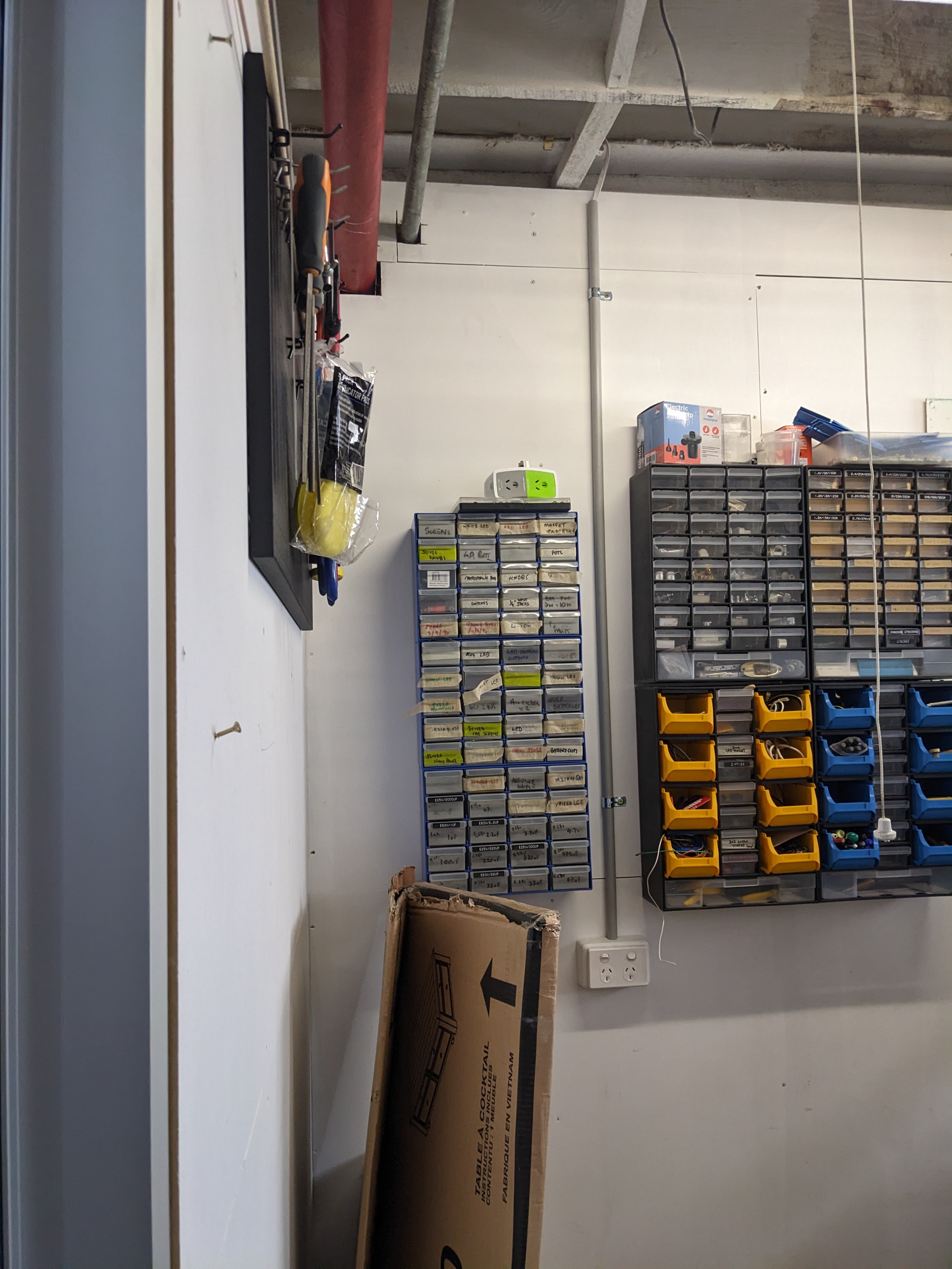 Barkvox studio, workshop, and gear